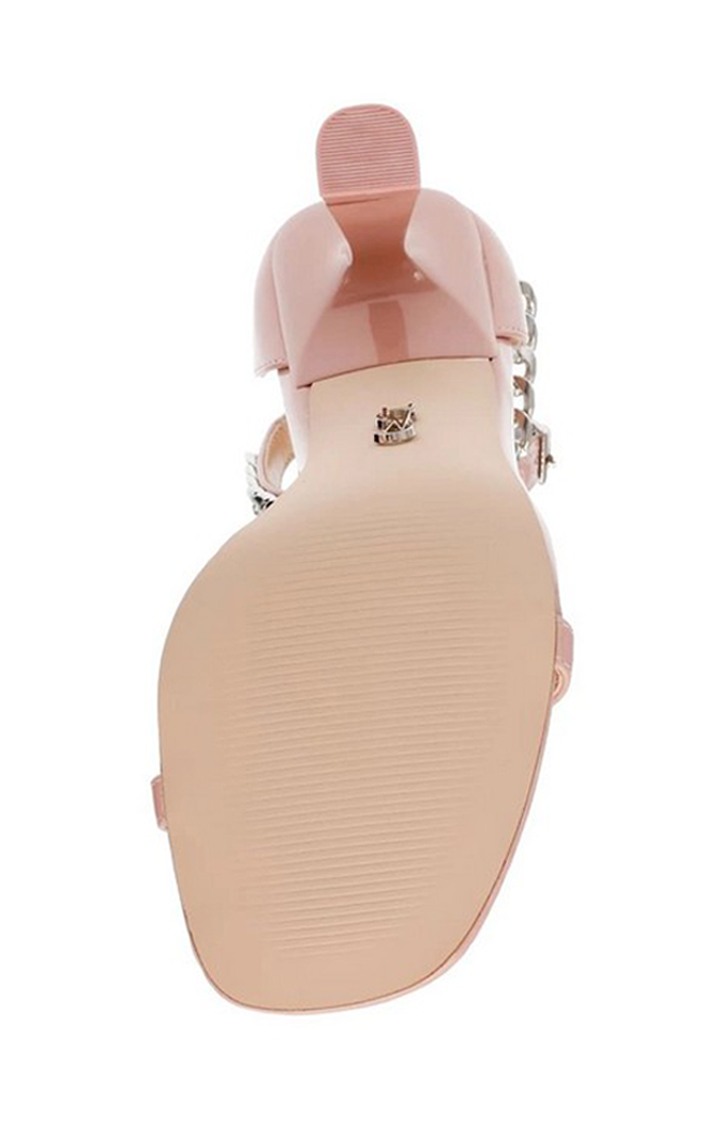La Bomba Pink Heel Sandals