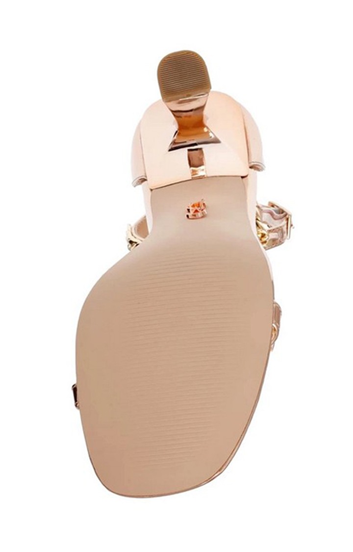 La Bomba Pink Heel Sandals