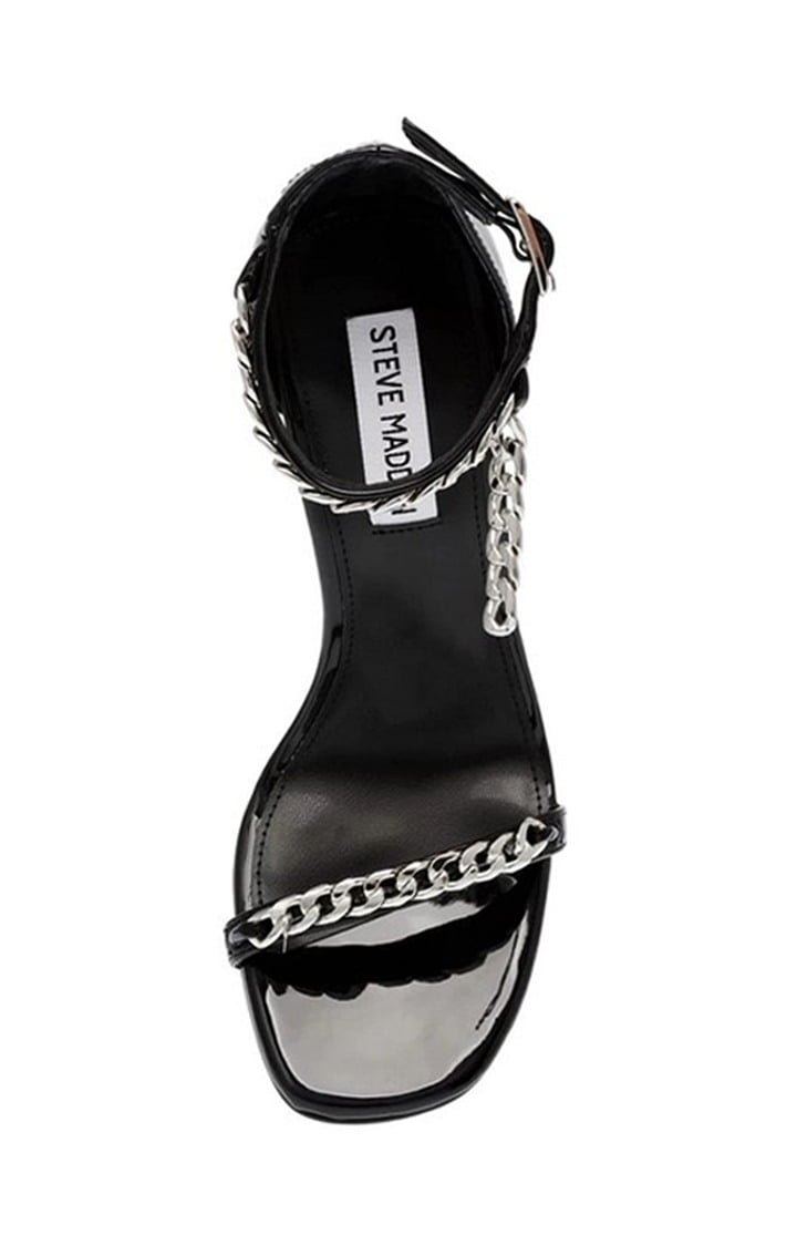 La Bomba Black Heel Sandals