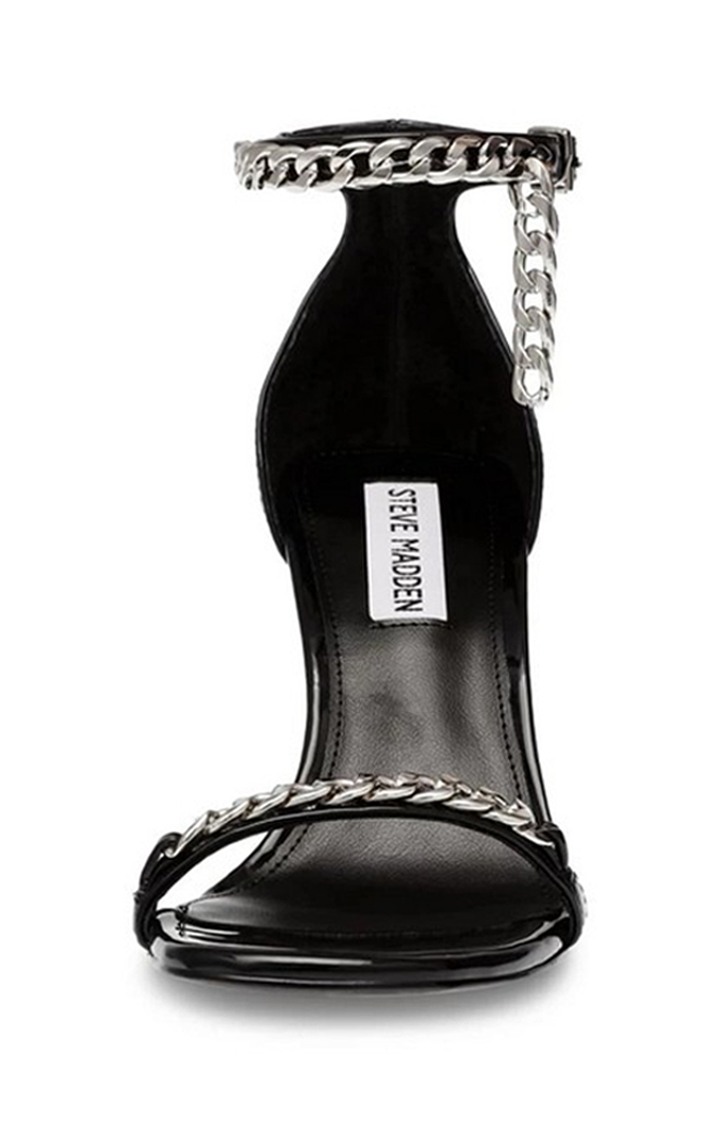 La Bomba Black Heel Sandals