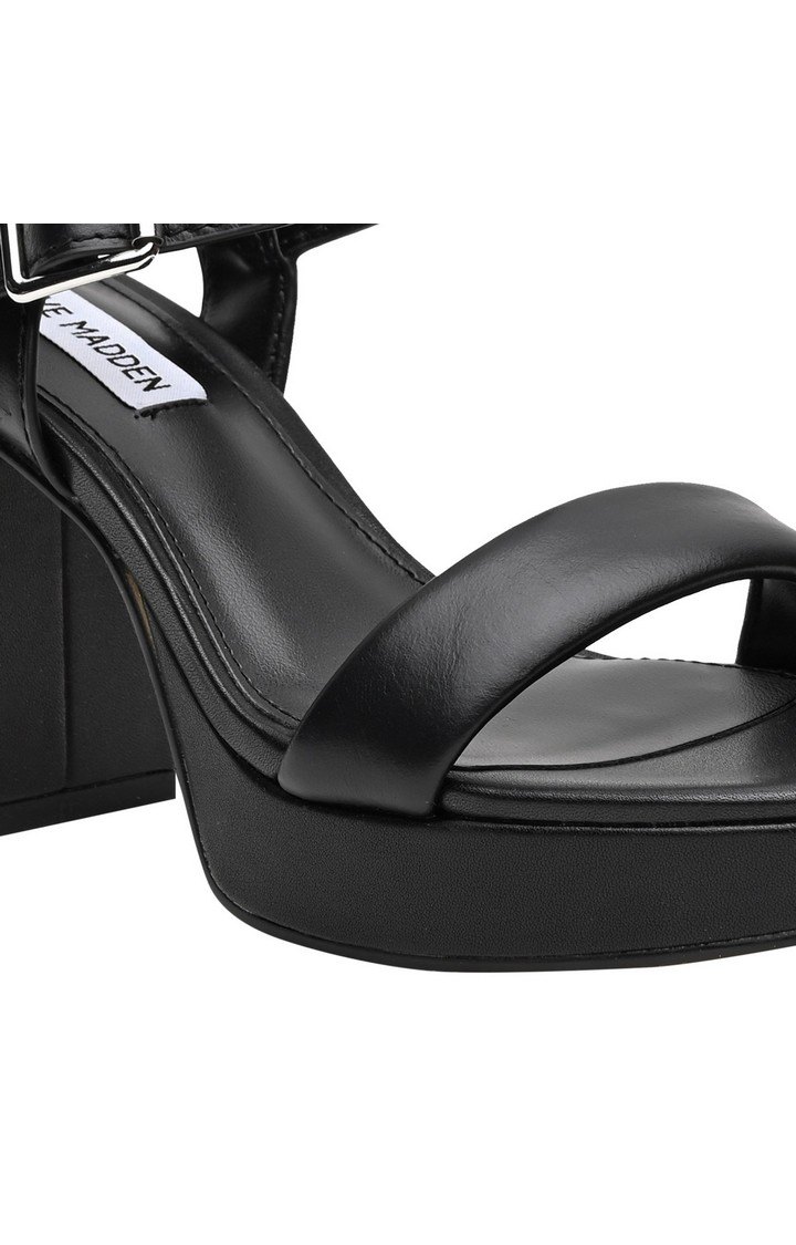 Freefall Black Heel Sandals