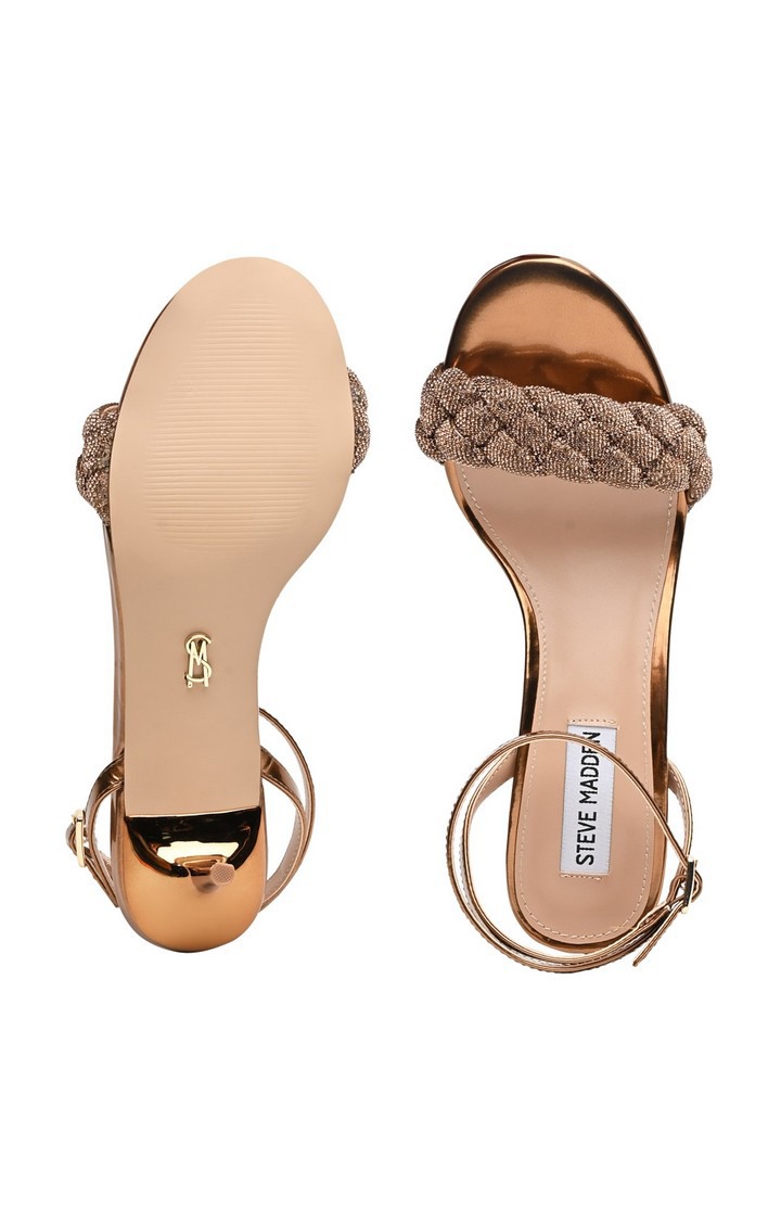 Kenia Brown Heel Sandals