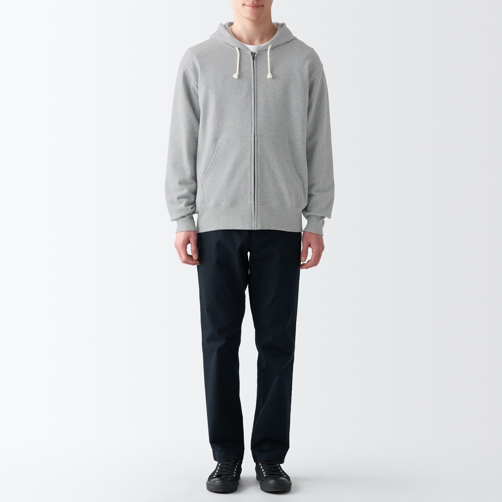 MUJI | French terry Zip up hoody
