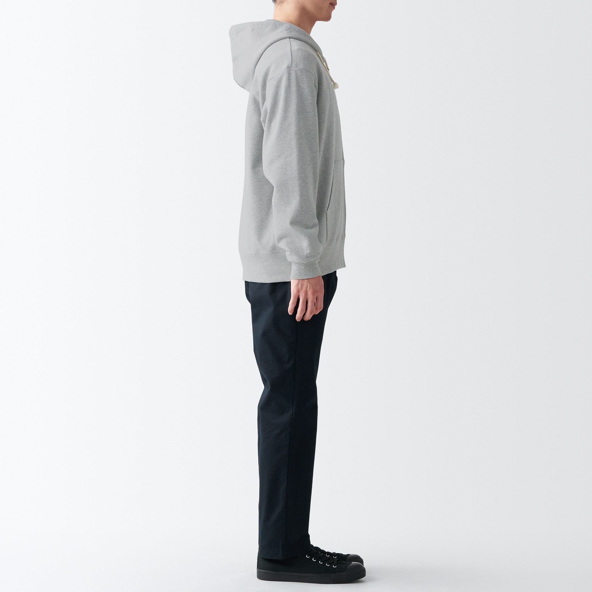 MUJI | French terry Zip up hoody