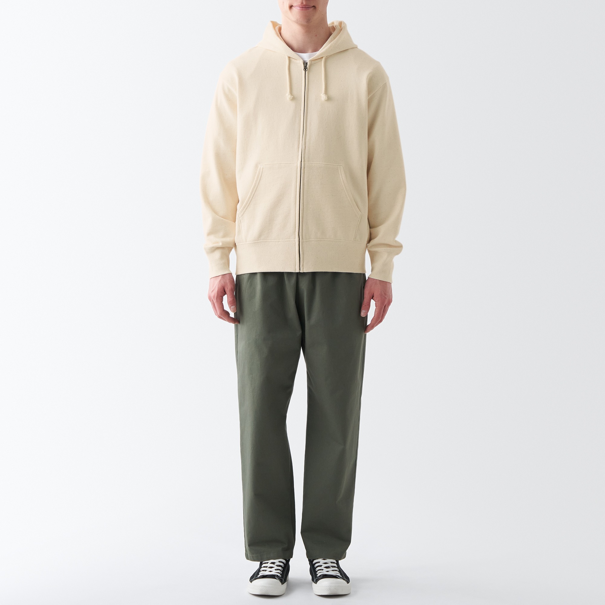 French terry Zip up hoody