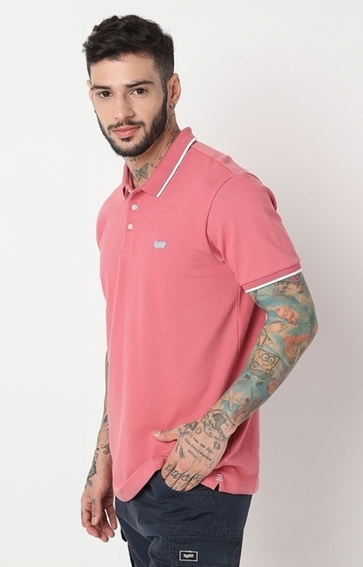 GAS | Relaxed Fit Half Sleeve Solid Polo T-Shirt
