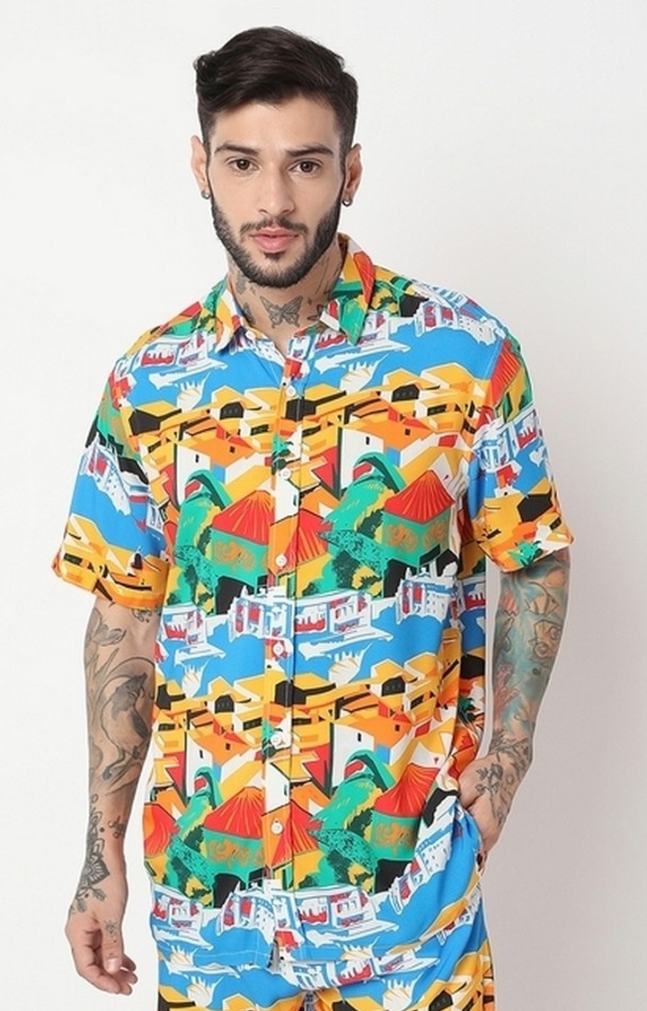 GAS | Relaxed Fit Half Sleeve Printed Shirts