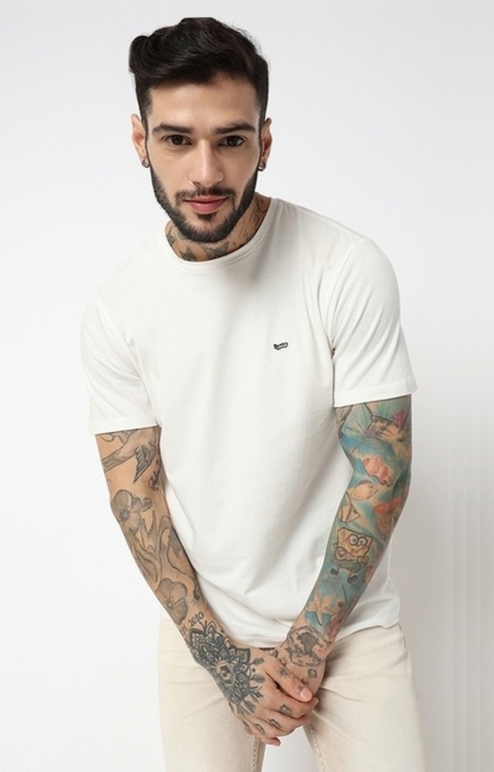 Relaxed Fit Half Sleeve Printed T-Shirt