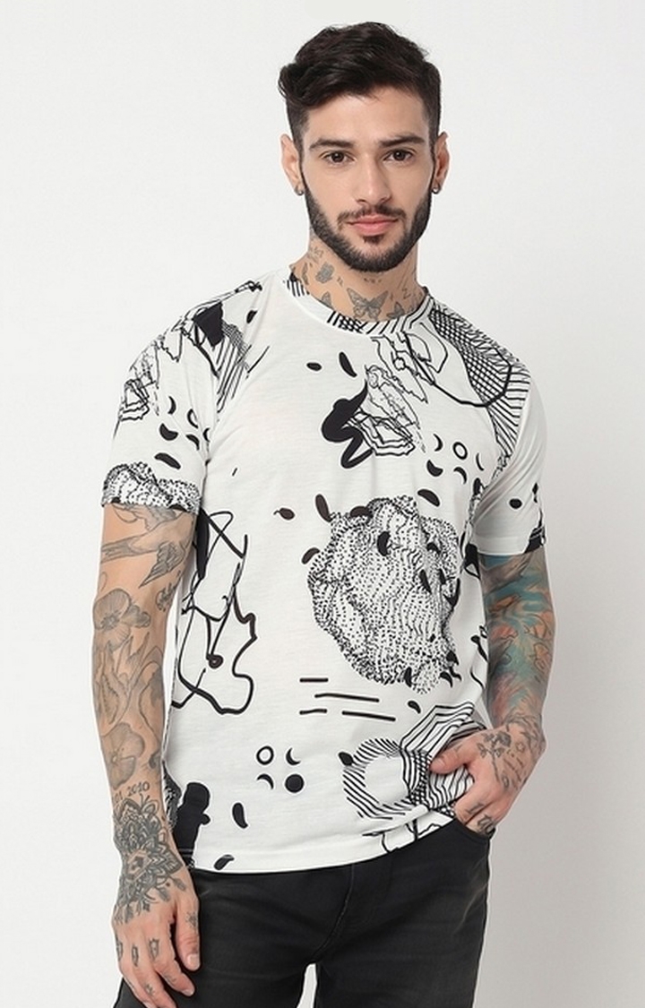 GAS | Relaxed Fit Half Sleeve Printed T-Shirt