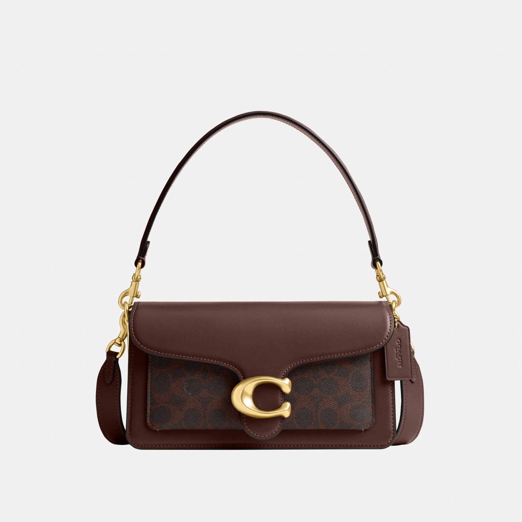 現行・新品 COACH Tabby Signature Oneshoulder Tabby Shoulder Bag 20 In Signature Canvas