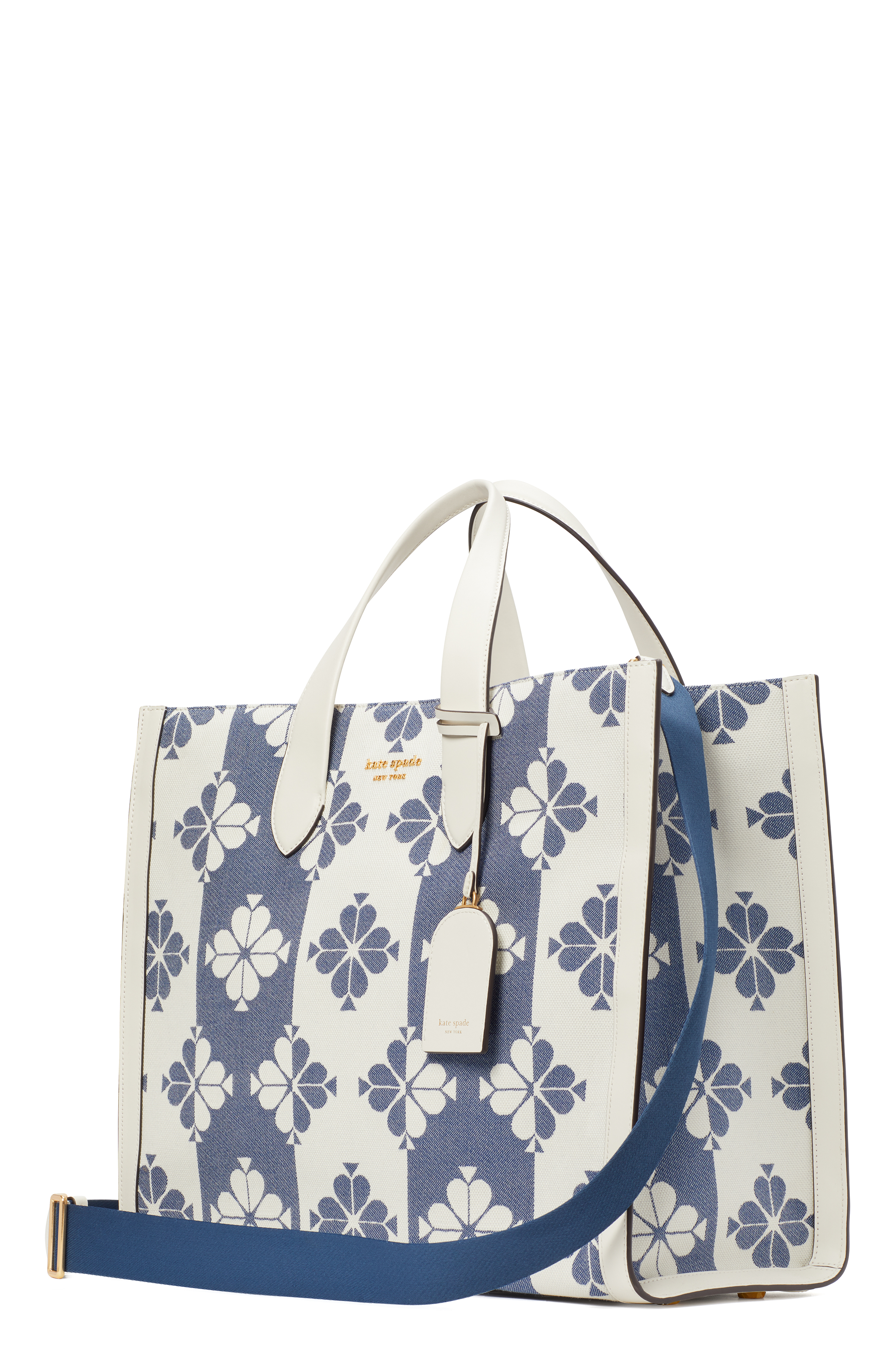 SPADE FLOWER JACQUARD TOTE