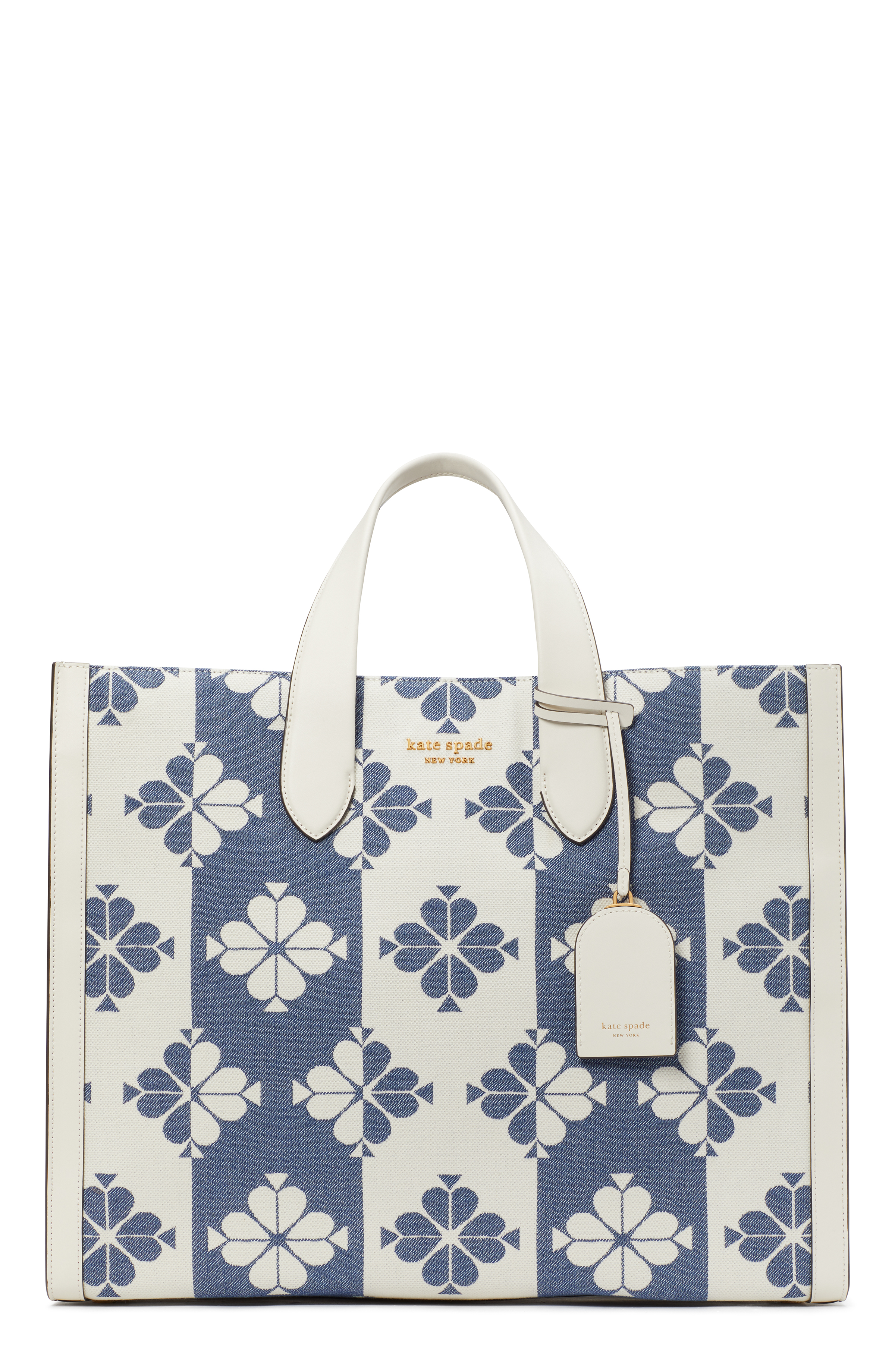 SPADE FLOWER JACQUARD TOTE