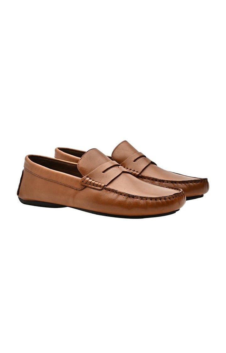 Sm-1536 Brown Driver Loafers