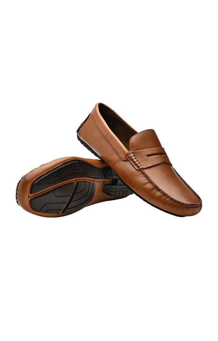 Sm-1536 Brown Driver Loafers