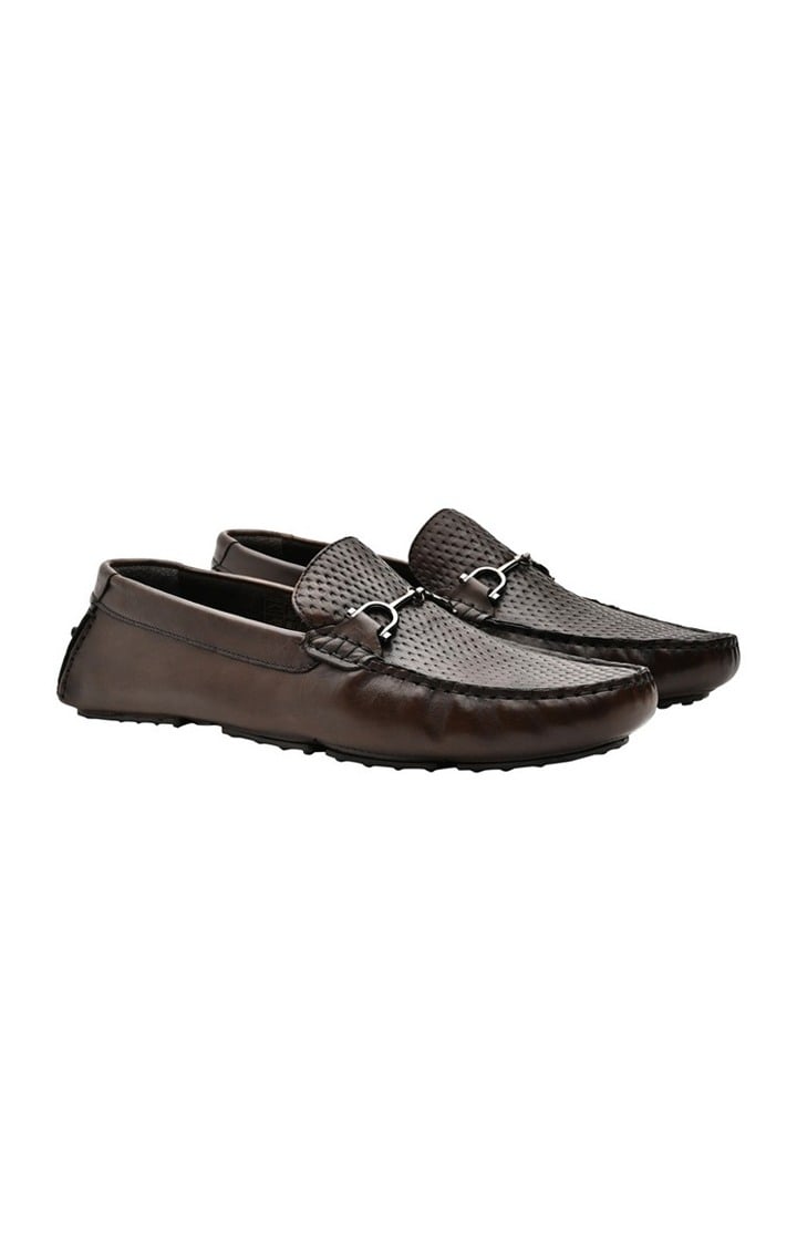 Sm-1569 Brown Driver Loafers