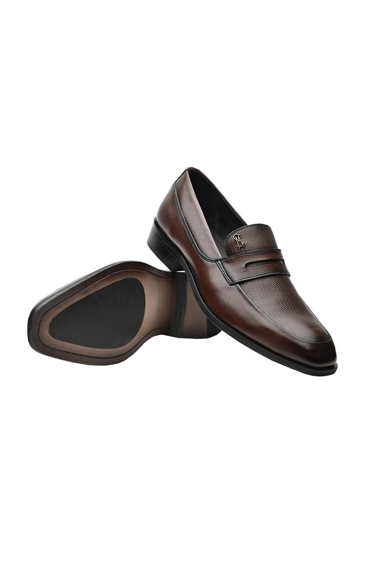 Sm-1544 Brown Tie-Ups & Dress Loafers