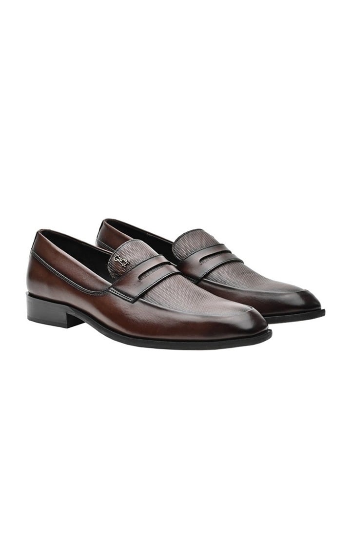 Sm-1544 Brown Tie-Ups & Dress Loafers