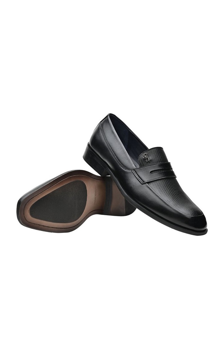 Sm-1544 Black Tie-Ups & Dress Loafers