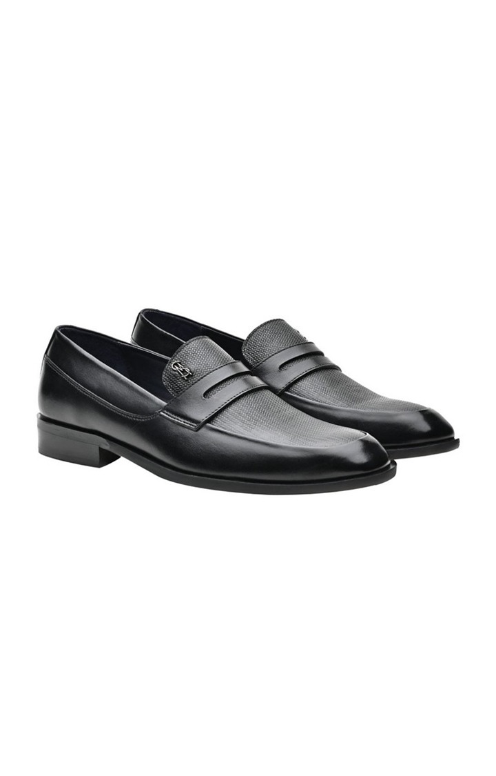 Sm-1544 Black Tie-Ups & Dress Loafers