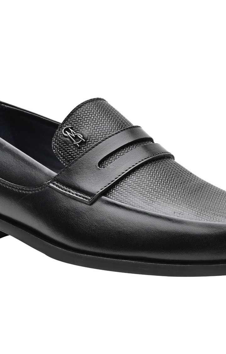 Sm-1544 Black Tie-Ups & Dress Loafers