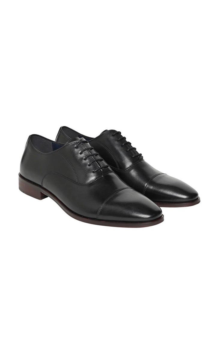 Sm-1563 Black Tie-Ups & Dress Loafers
