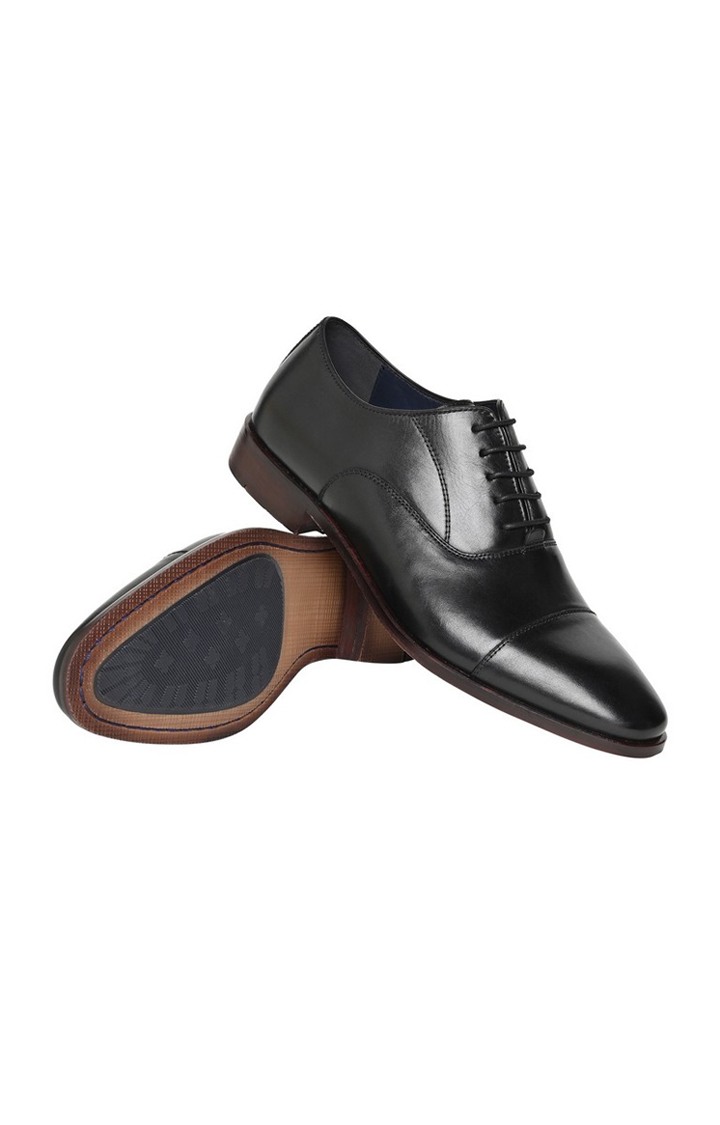 Sm-1563 Black Tie-Ups & Dress Loafers