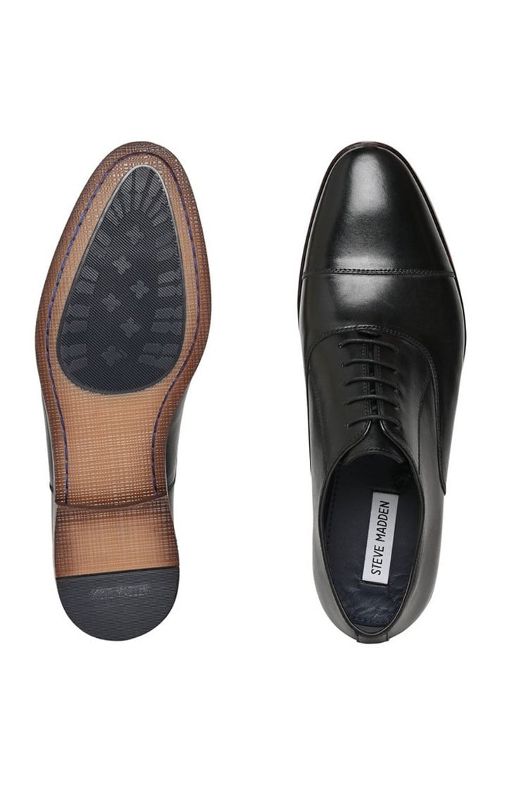 Sm-1563 Black Tie-Ups & Dress Loafers
