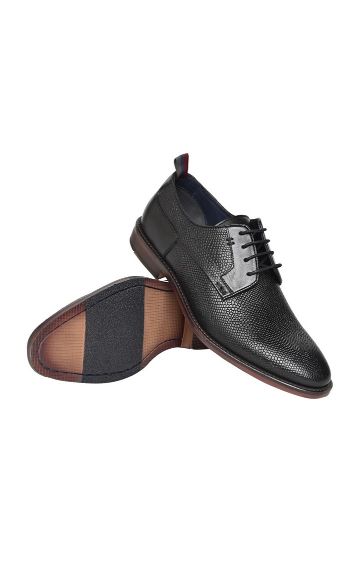 Sm-1564 Black Tie-Ups & Dress Loafers