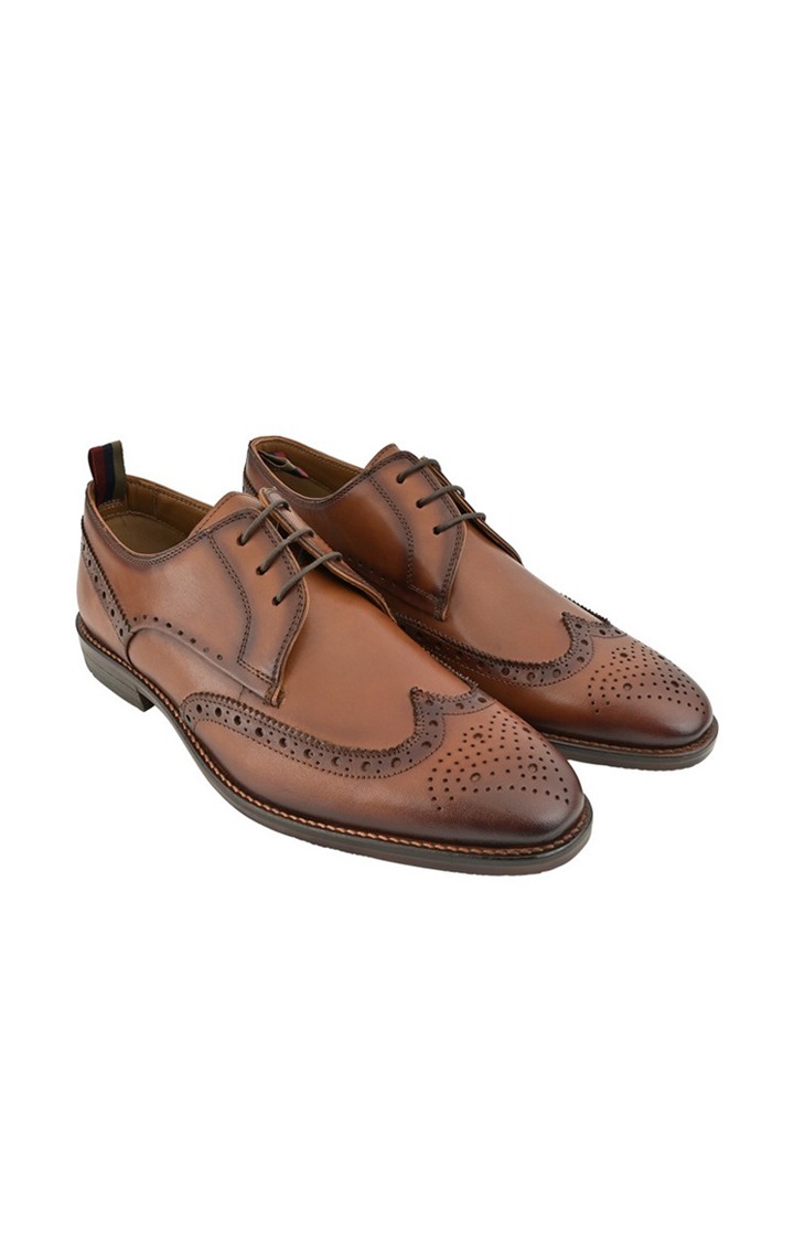 Sm-1565 Brown Tie-Ups & Dress Loafers