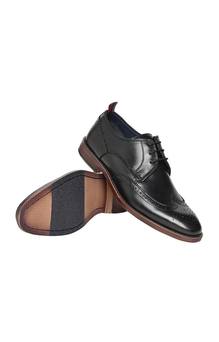 Sm-1565 Black Tie-Ups & Dress Loafers
