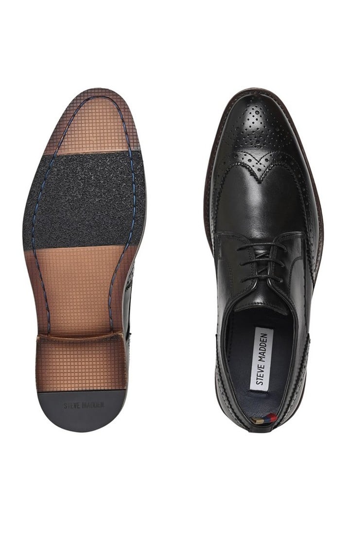 Sm-1565 Black Tie-Ups & Dress Loafers