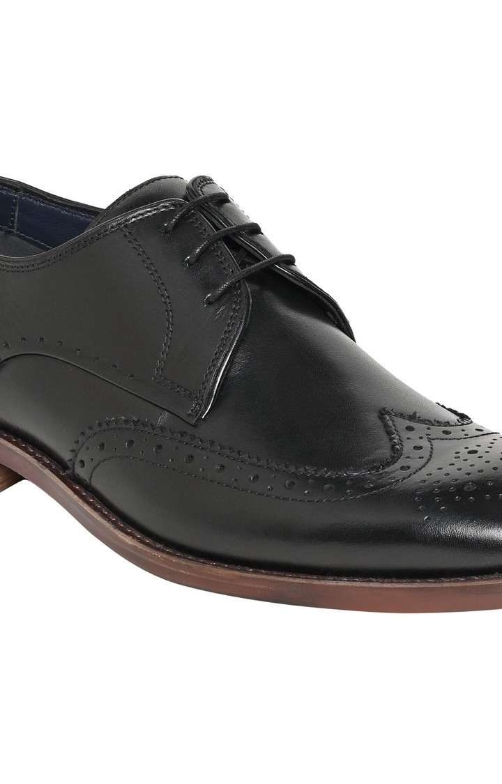 Sm-1565 Black Tie-Ups & Dress Loafers