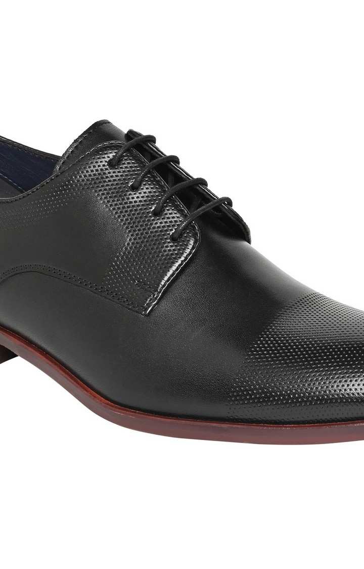 Sm-1566 Black Tie-Ups & Dress Loafers