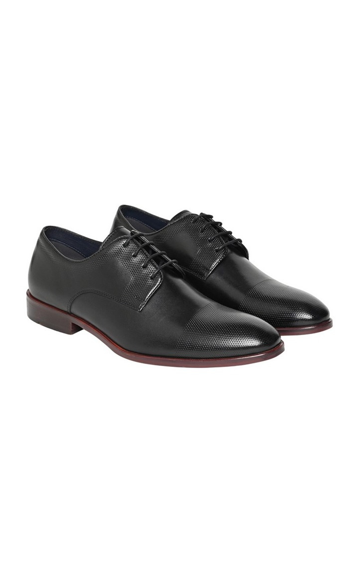 Sm-1566 Black Tie-Ups & Dress Loafers