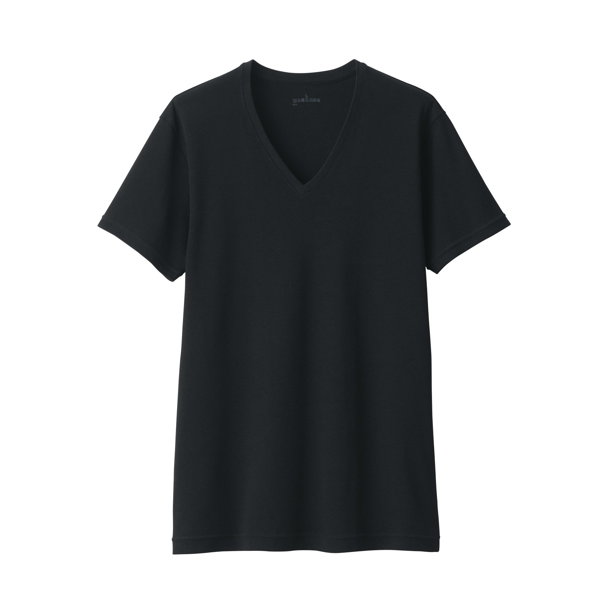 Moisture wicking cotton V neck T Shirt