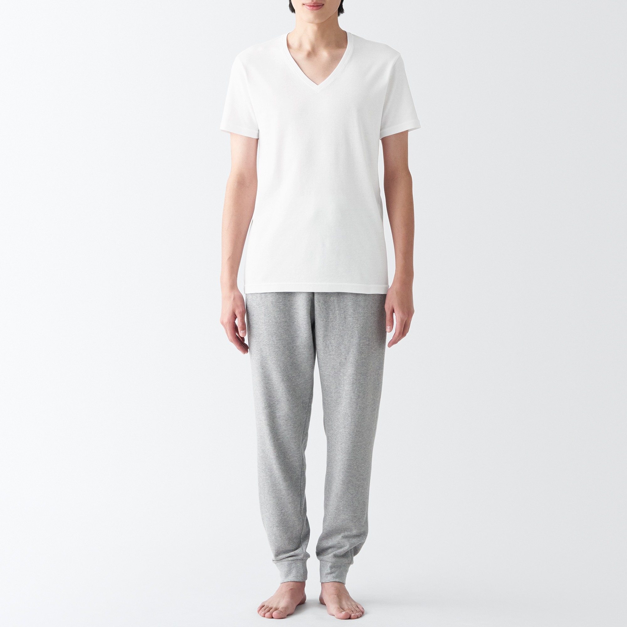 Moisture wicking cotton V neck T-Shirt
