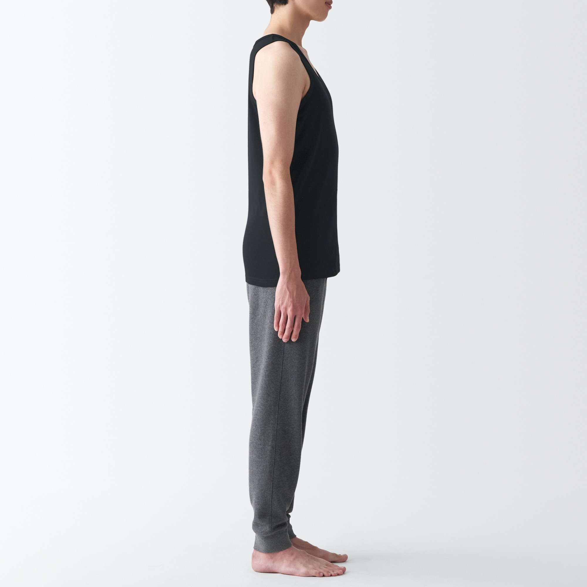 MUJI | Moisture wicking cotton Tank top