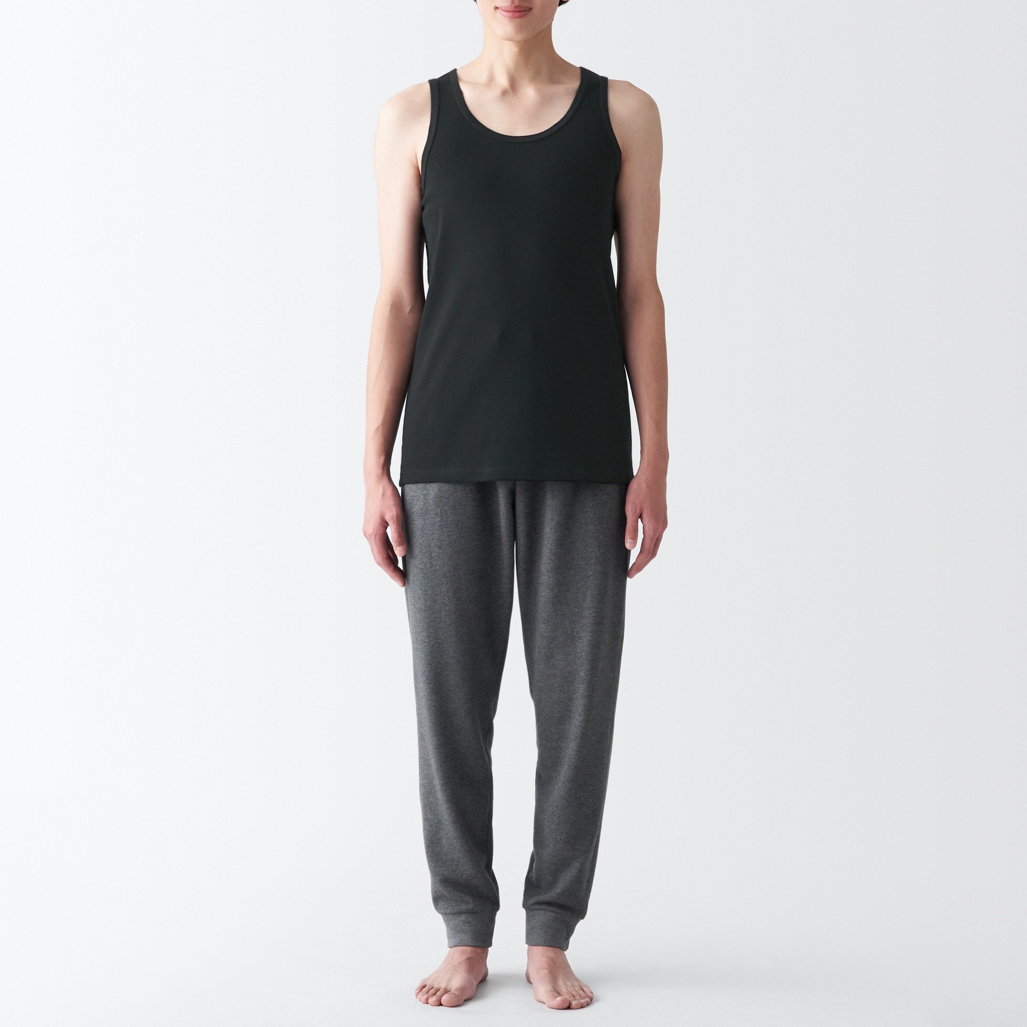 MUJI | Moisture wicking cotton Tank top