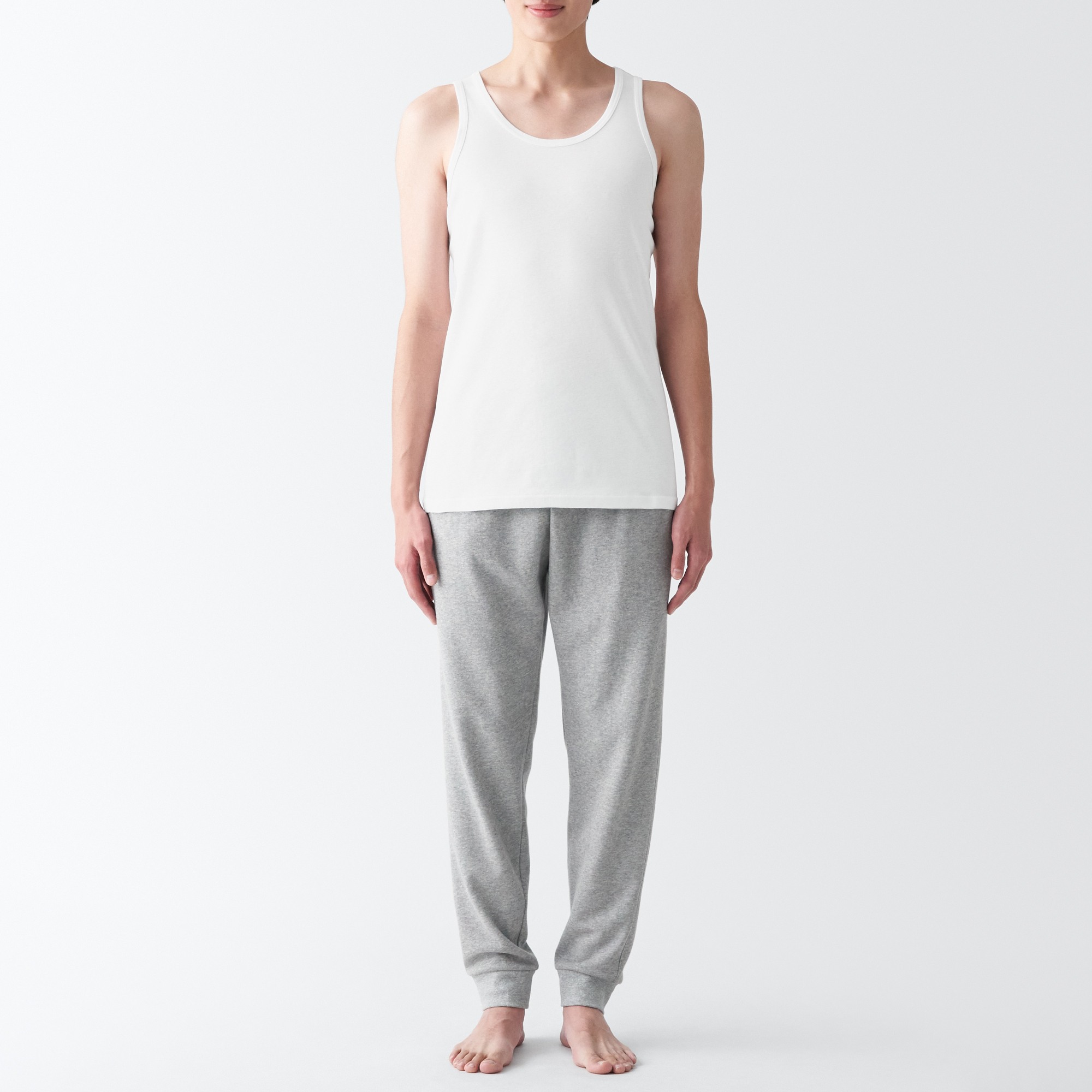 MUJI | Moisture wicking cotton Tank top