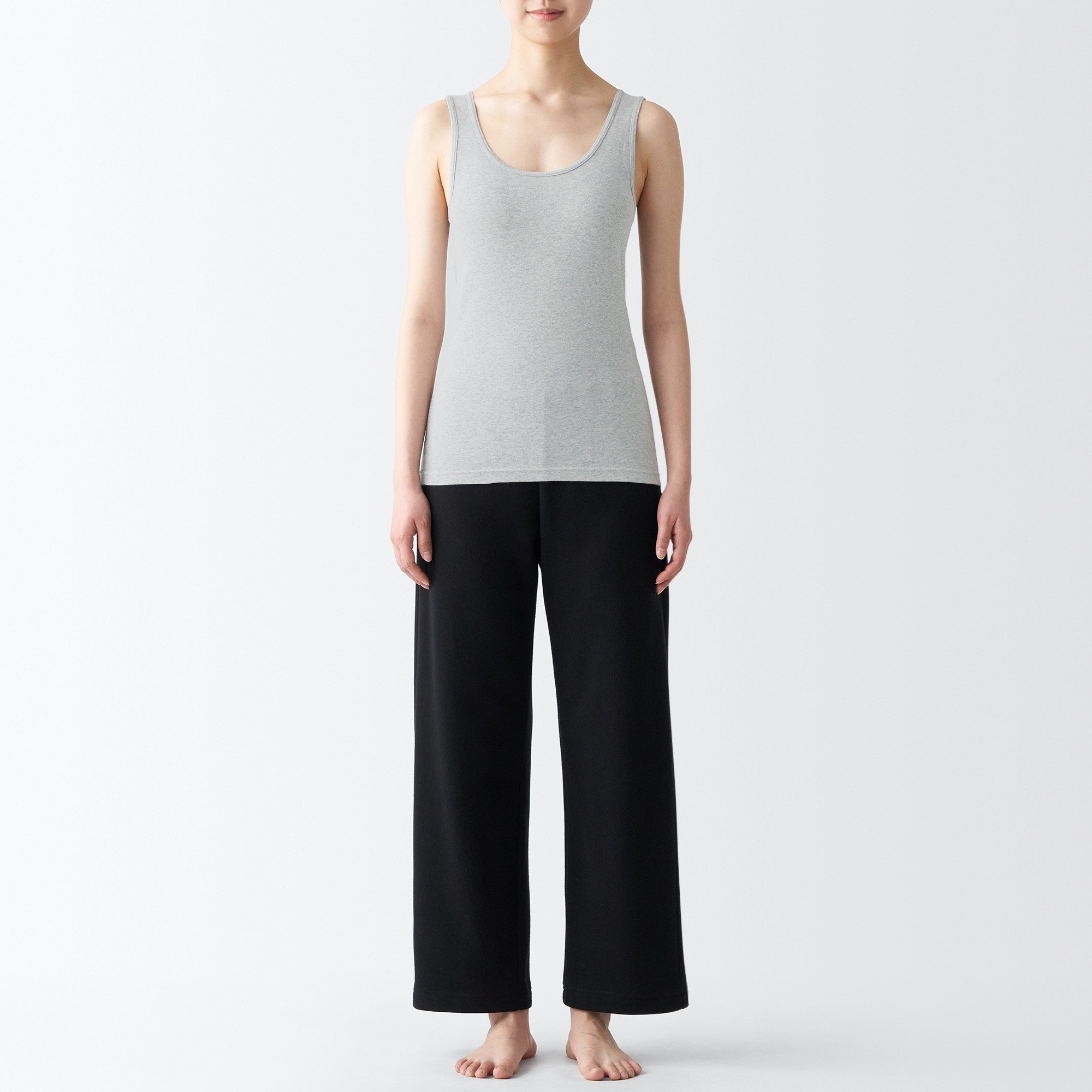 Cotton ribbed tank top