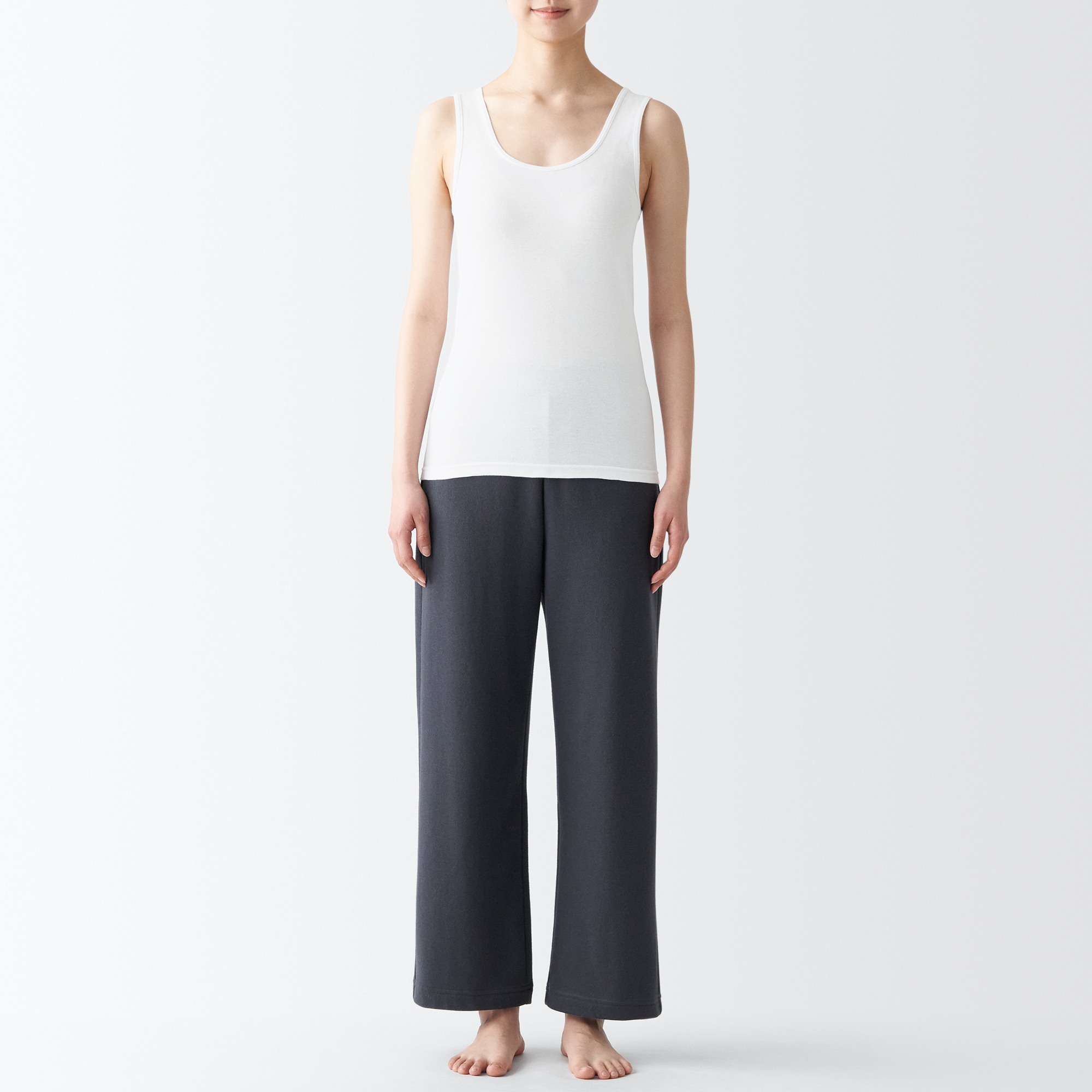 MUJI | Cotton ribbed tank top