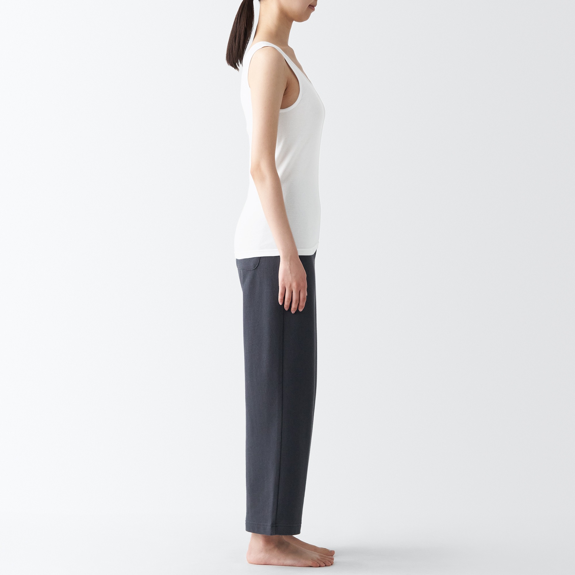 MUJI | Cotton ribbed tank top