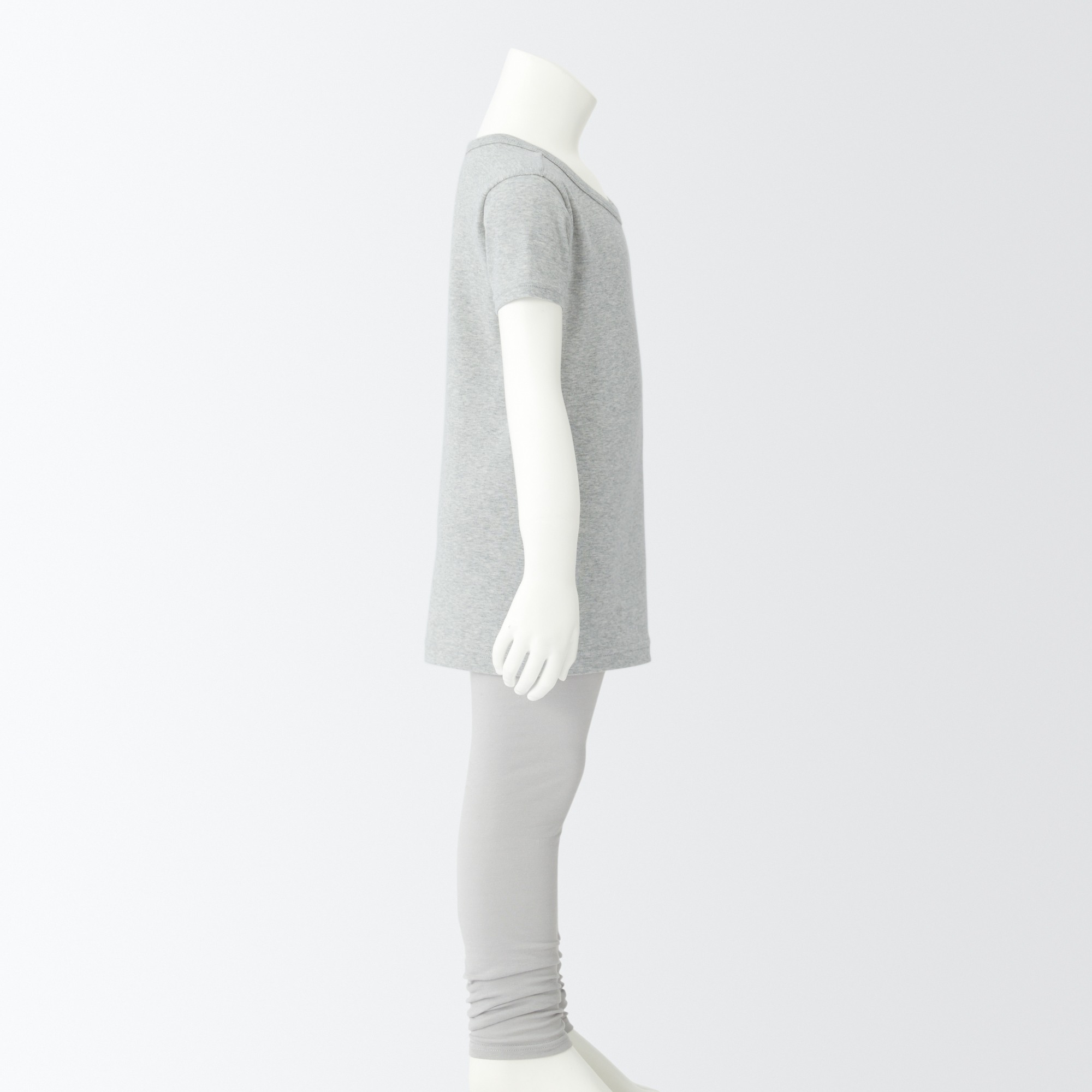 Rib Knit Short Sleeve T-Shirt (Kids)