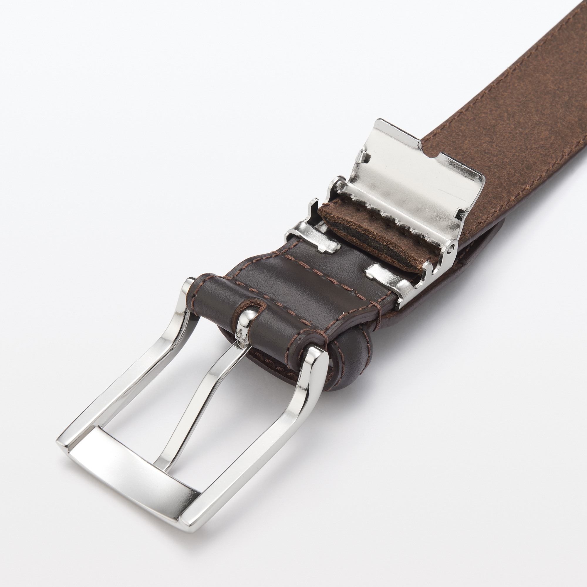 Vegetable tanned leather Adjustable length belt