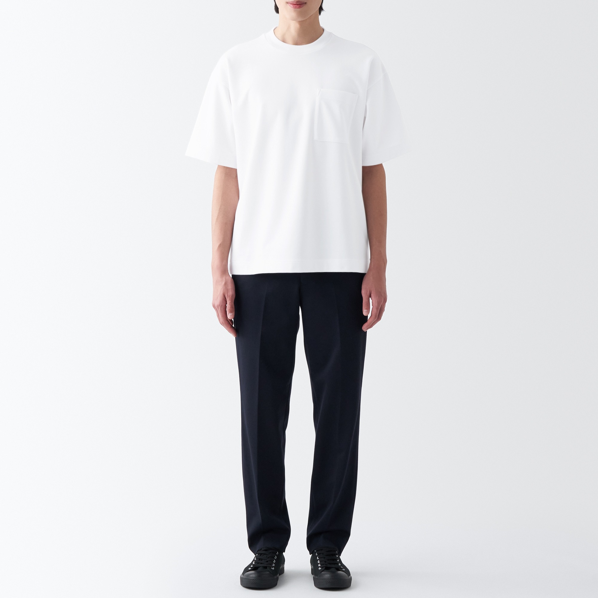 MUJI | Cool touch Short Sleeve T-Shirt