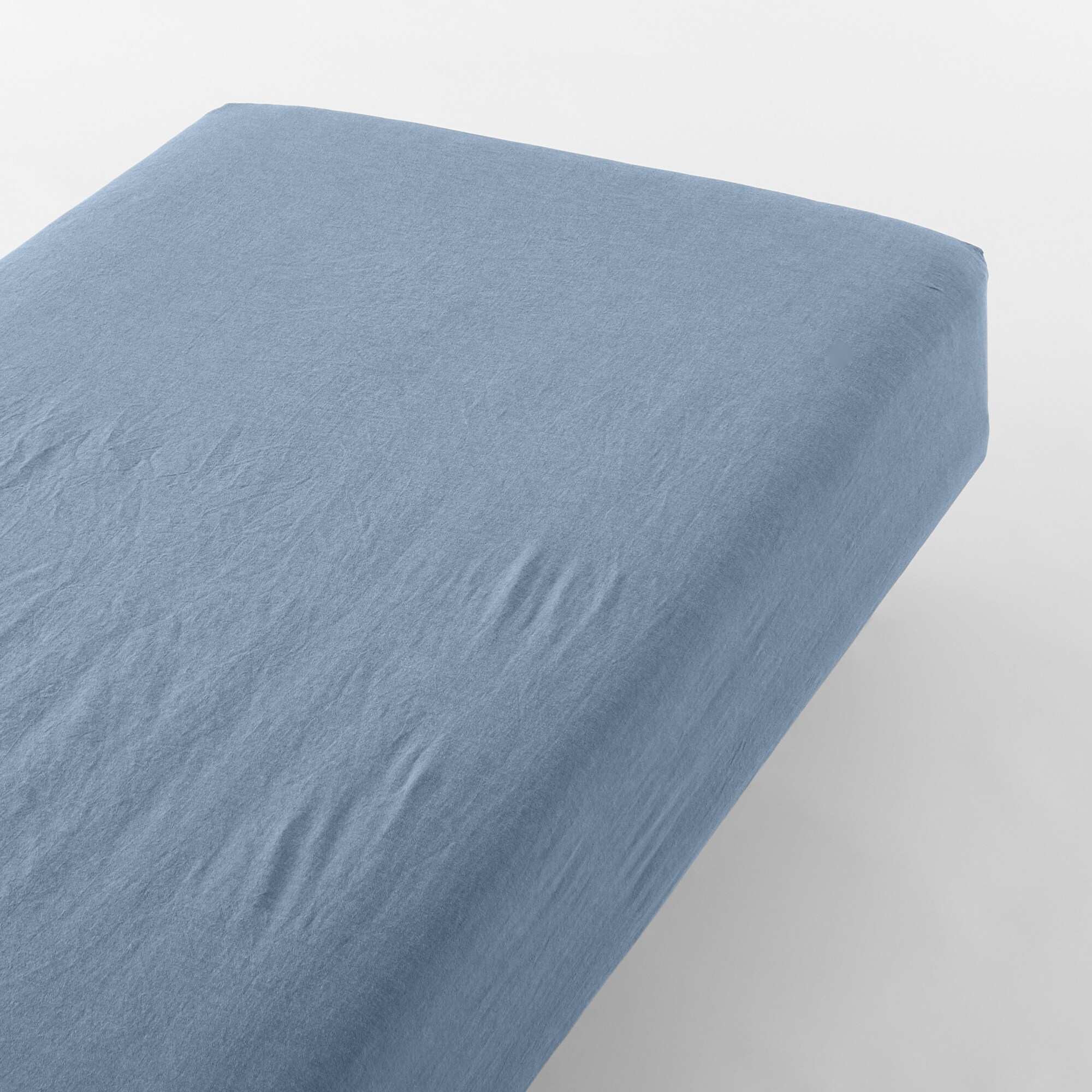 WASHED COTTON FITTED SHEET Q