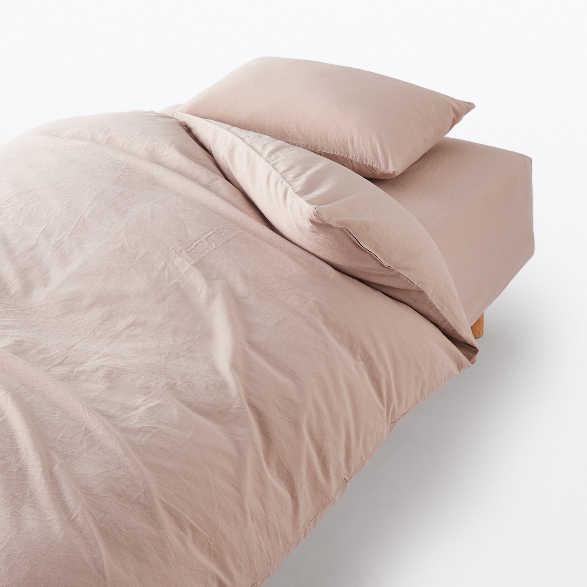 WASHED COTTON FITTED SHEET S