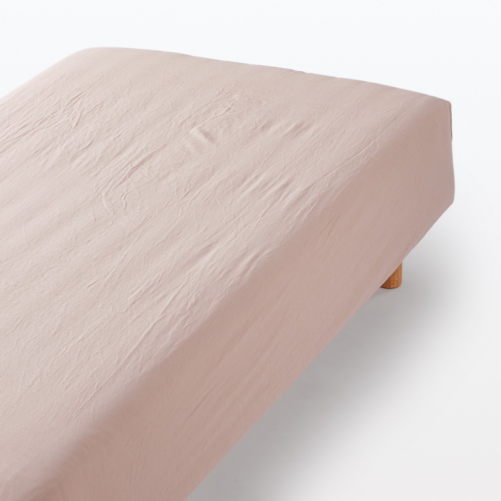 WASHED COTTON FITTED SHEET S