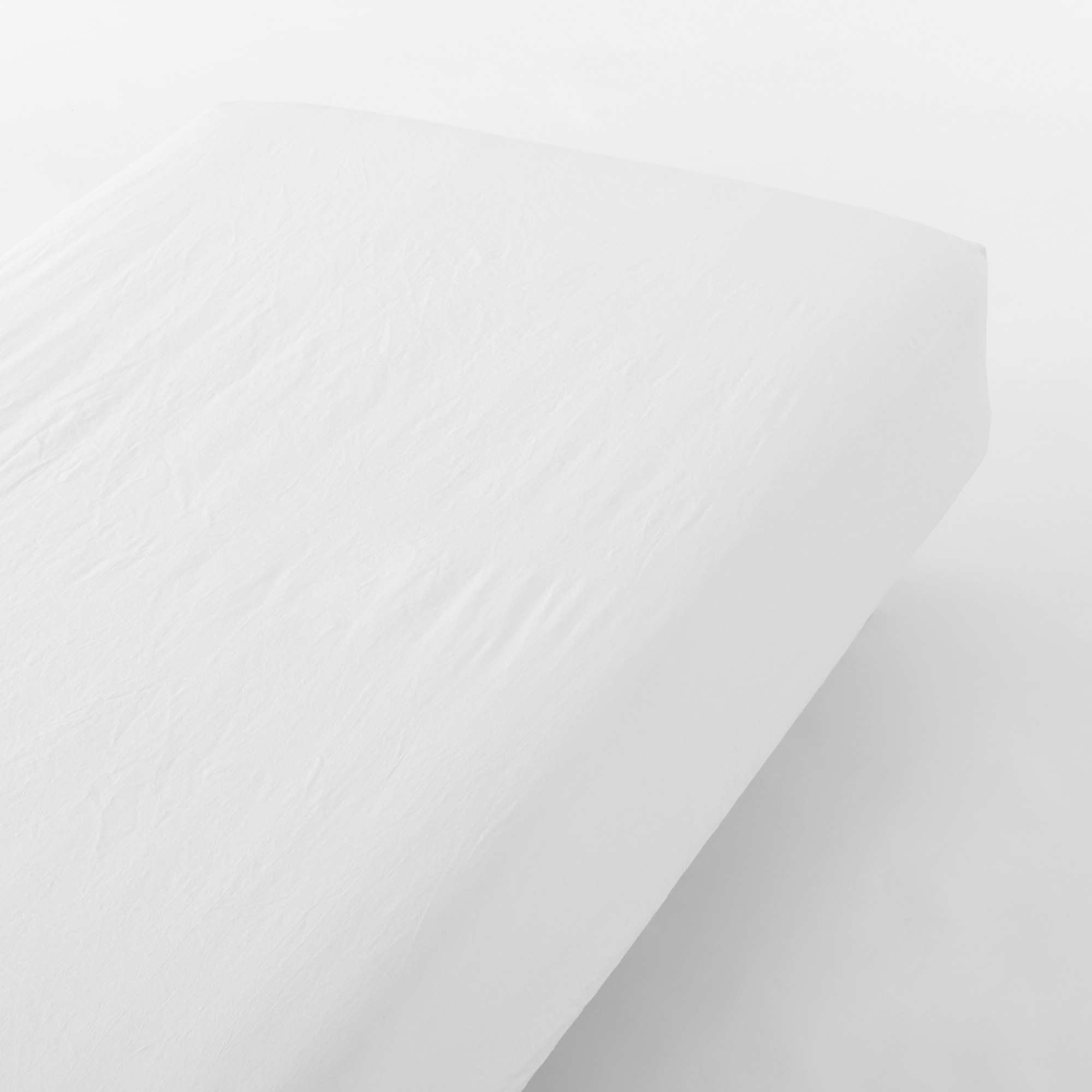 WASHED COTTON FITTED SHEET S