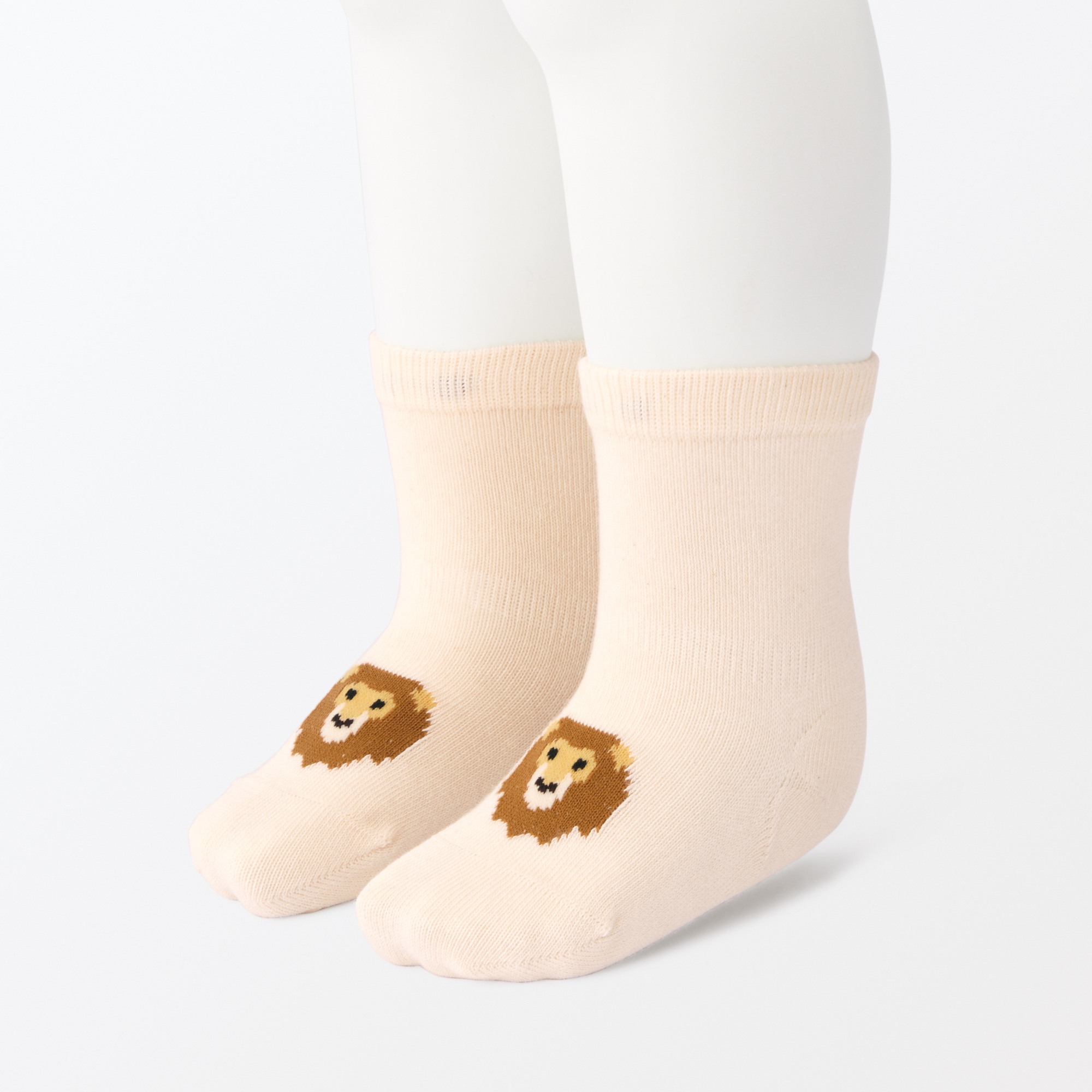 Right angle adjustable animal socks pack of 3 (Baby)